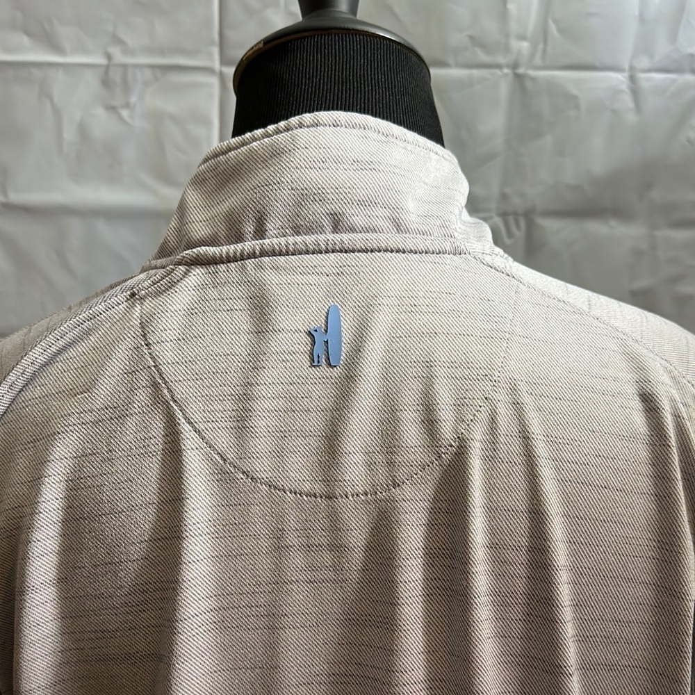 Johnnie-O grey quarter zip Pullover size XL extra large - Picture 6 of 7